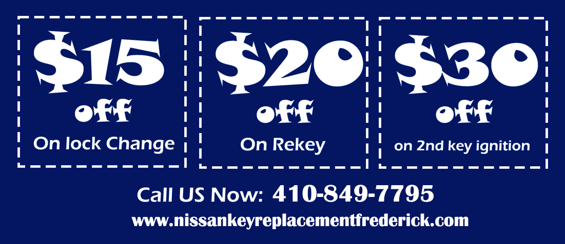 Nissan Key Replacement Frederick Printable Coupon